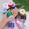 100 Yards 2mm Satin Rattail Cord Nylon String Trim Silk Cord Beading String for Friendship Bracelet Necklace Chinese Knot Macramé Trim Dream Catchers Braid Hair 10 Color
